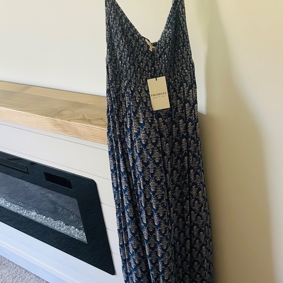 Promesa Blue Maxi Dress Size M - Picture 2 of 4